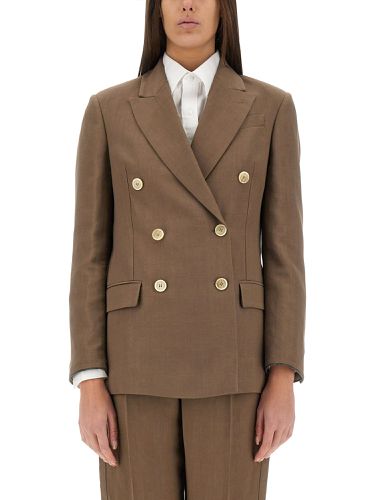 Twill jacket with necklace - brunello cucinelli - Modalova