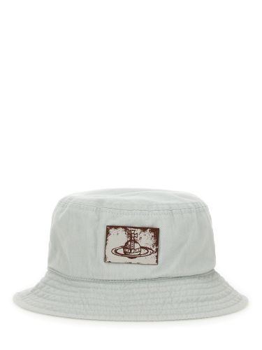 Bucket hat with logo - vivienne westwood - Modalova
