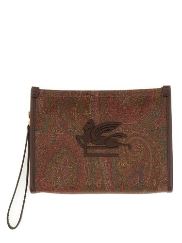 Etro paisley jacquard media pouch - etro - Modalova