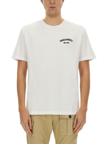 Dsquared "rubber logo" t-shirt - dsquared - Modalova