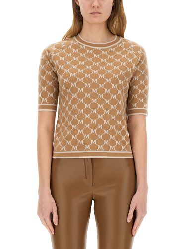 Knitted "arcades" t-shirt - s max mara - Modalova