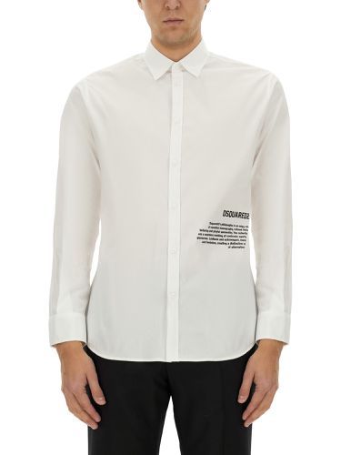 Dsquared logo print shirt - dsquared - Modalova