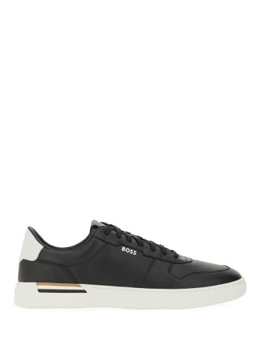 Boss leather sneaker - boss - Modalova
