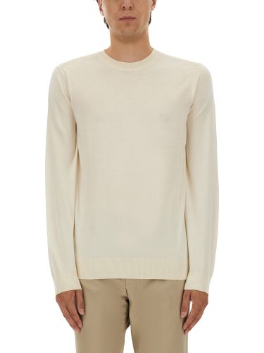 Boss camel regular fit wool sweater - boss camel - Modalova
