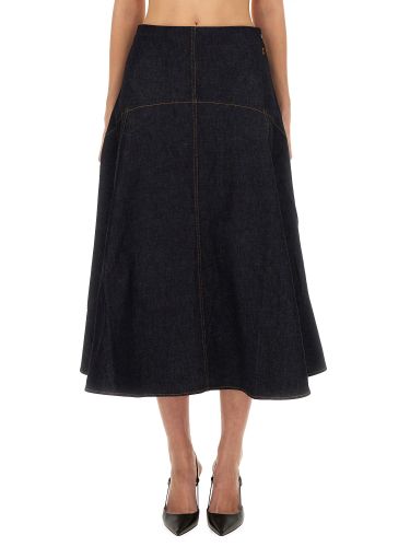 De-nîmes triangle" denim skirt - jacquemus - Modalova