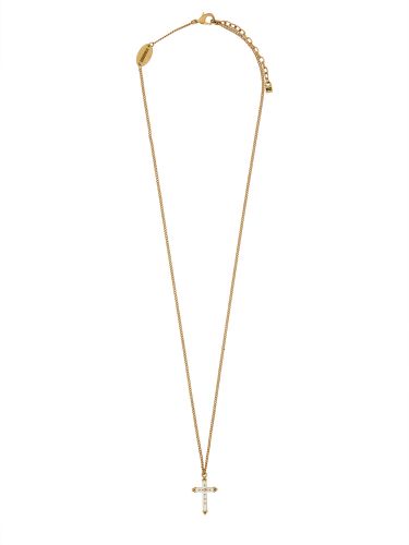 Dsquared vintage cross necklace - dsquared - Modalova