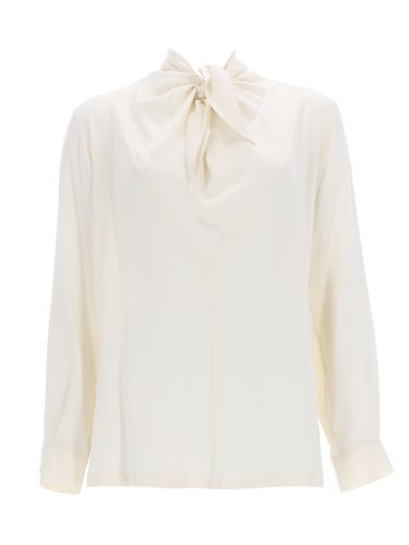 Max mara silk charmeuse blouse - max mara - Modalova