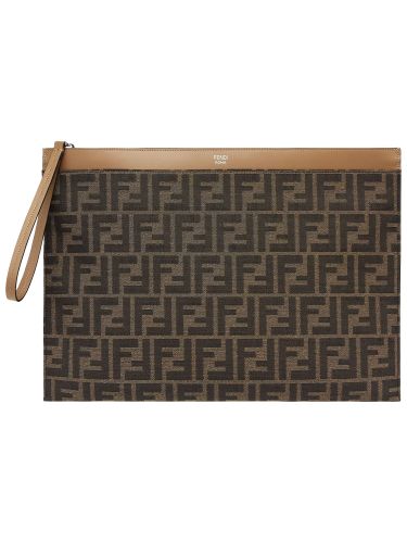 Fendi large flat pouch - fendi - Modalova