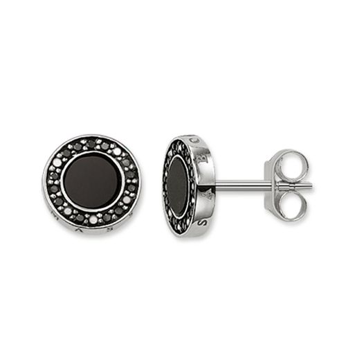 H1861-641-11 Earstuds Black 925 Sterling Silver Jewellery - Thomas Sabo - Modalova