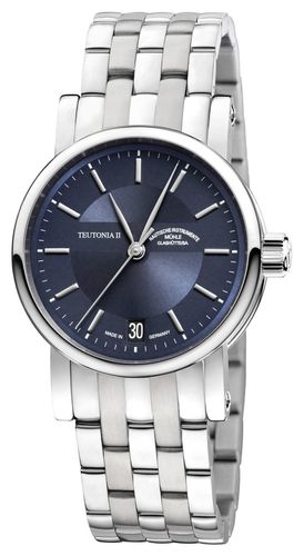 M1-30-22-MB Teutonia II Medium Stainless Watch - MÃ¼hle GlashÃ¼tte - Modalova