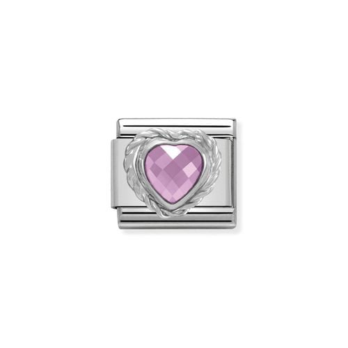 Comp. CL HEART FACETED CZ In Stainless Jewellery - Nomination - Modalova