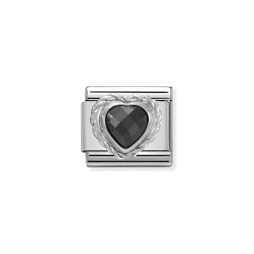 Comp. CL HEART FACETED CZ In Stainless Jewellery - Nomination - Modalova