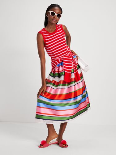 Sunday Stripe Organza Midi Skirt - Kate Spade New York - Modalova