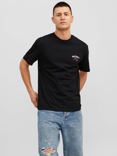 T-shirt Imprimé Col Rond - Jack & Jones - Modalova