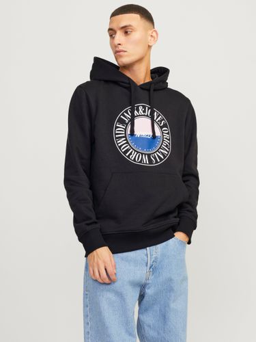 Sudadera Con Capucha Estampado - Jack & Jones - Modalova