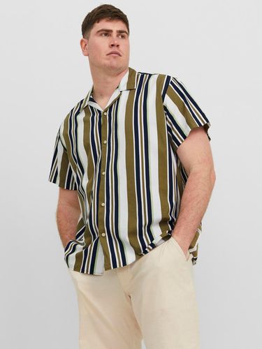 Plus Size Camisa Estilo Resort Regular Fit - Jack & Jones - Modalova