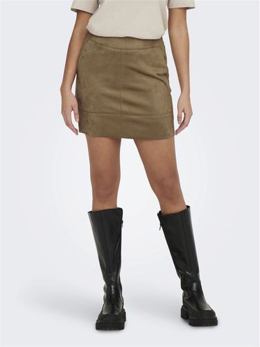 Mini Leather Look Skirt - ONLY - Modalova