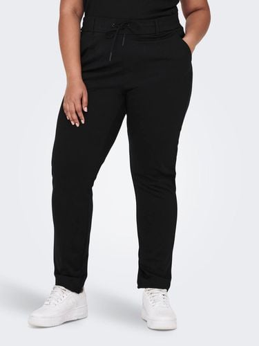 Curvy Solid Colored Trousers - ONLY - Modalova