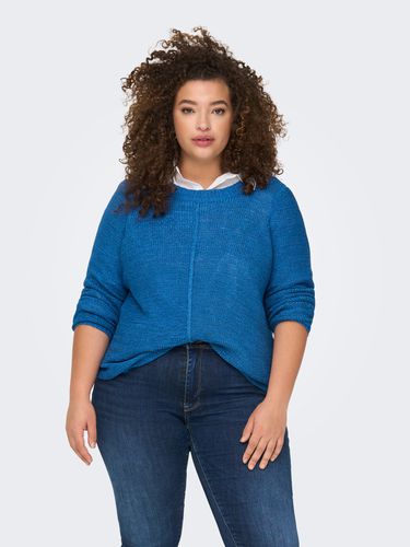 Curvy Texture Knitted Pullover - ONLY - Modalova