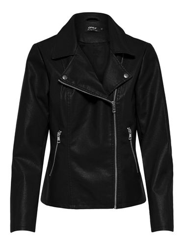 Tall Biker Faux Leather Jacket - ONLY - Modalova
