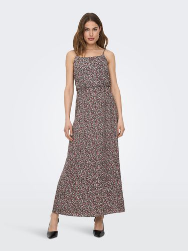 Patterned Strap Maxi Dress - ONLY - Modalova