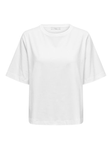 Camisetas Corte Loose Cuello Redondo Mangas Murciélago - ONLY - Modalova