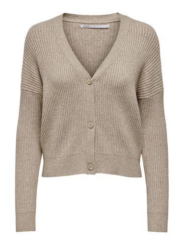 Solid Colored Knitted Cardigan - ONLY - Modalova