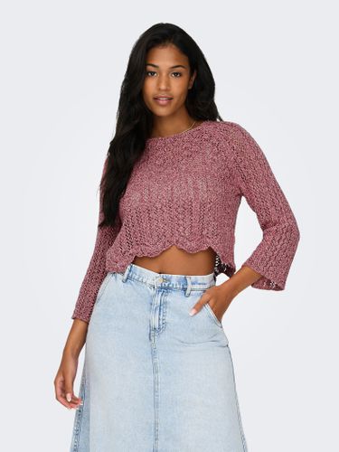 Cropped Knitted Pullover - ONLY - Modalova