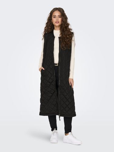 Long Quilted Waistcoat - ONLY - Modalova