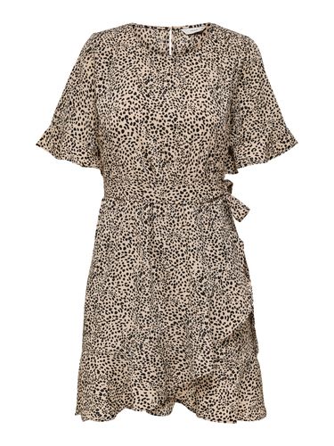 Patterned Wrap Dress - ONLY - Modalova