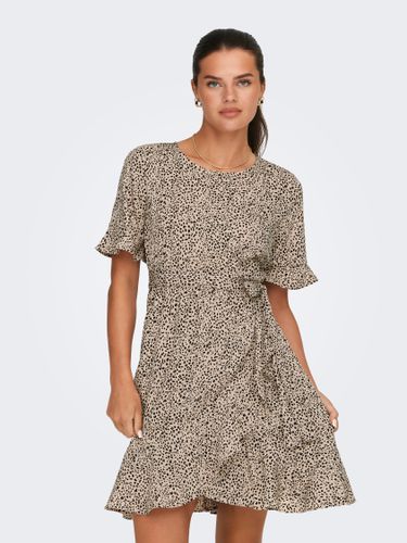 Patterned Wrap Dress - ONLY - Modalova