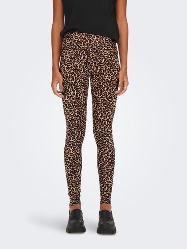 Mama Leopard Printed Leggings - ONLY - Modalova