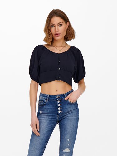 Solid Colored Crop Top - ONLY - Modalova