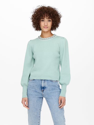 Embellished Knitted Pullover - ONLY - Modalova