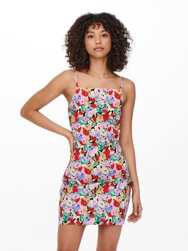 Mini Patterned Slip Dress - ONLY - Modalova