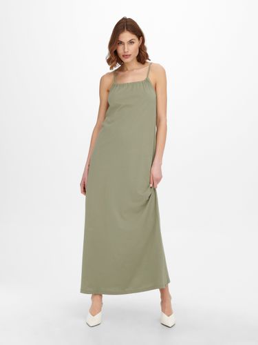 Solid Colored Strap Maxi Dress - ONLY - Modalova