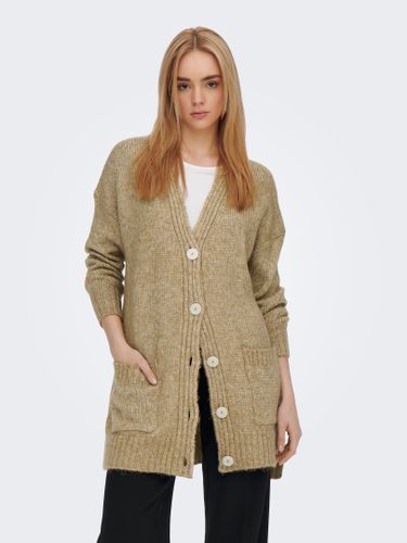 Long Button Knitted Cardigan - ONLY - Modalova