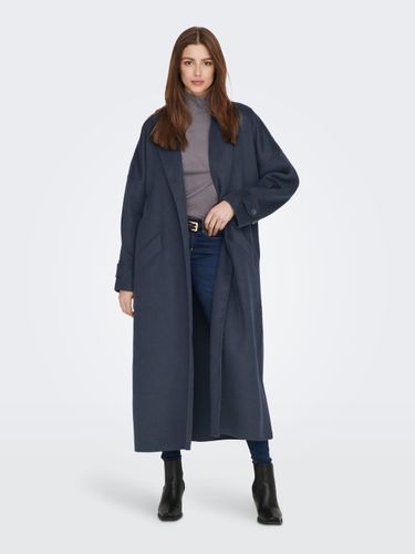 Hand Made Long Wool Coat - ONLY - Modalova