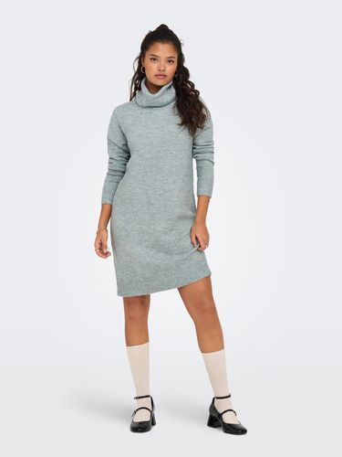 Mini High Neck Knitted Dress - ONLY - Modalova