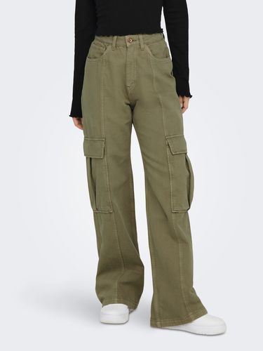 Cargo Trousers With High Waist - ONLY - Modalova