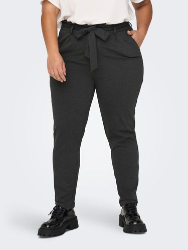 Curvy Solid Colored Trousers - ONLY - Modalova