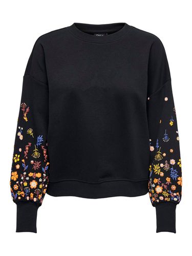 Cropped Sweatshirt With Print - ONLY - Modalova