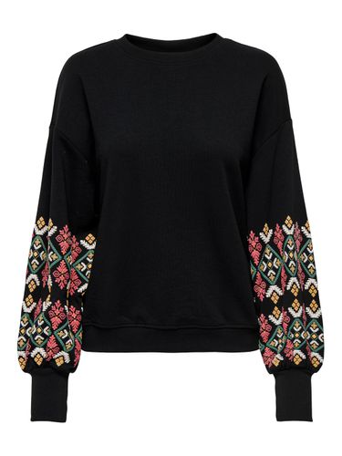 Tall Cropped Sweatshirt With Print - ONLY - Modalova