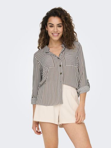 Shirt With Rolled Rolled Up Sleeves - ONLY - Modalova