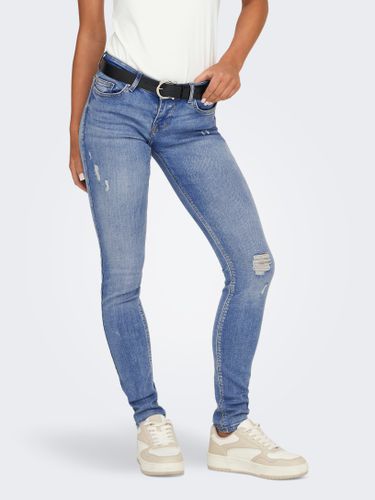 Onlcoral Low Waist Skinny Destroyed Jeans - ONLY - Modalova