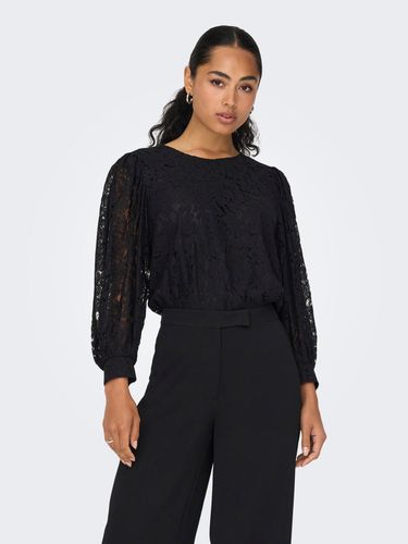 Lace Top With Balloon Sleeves - ONLY - Modalova