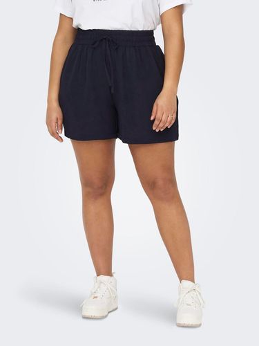 Curvy Solid Color Shorts - ONLY - Modalova