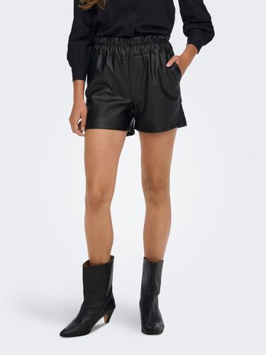 Faux Leather Shorts - ONLY - Modalova