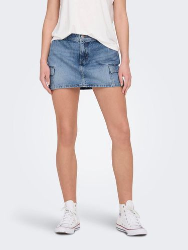 Minifalda Cintura Baja - ONLY - Modalova