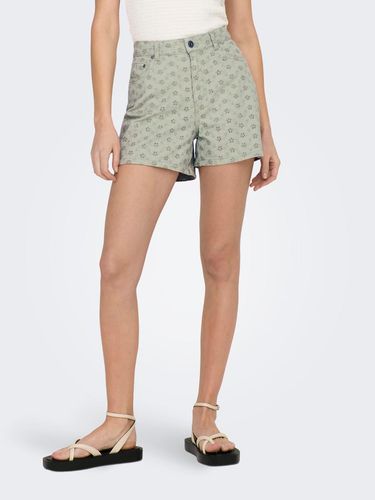 Patterned High Waisted Shorts - ONLY - Modalova